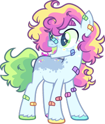 Size: 1198x1403 | Tagged: safe, artist:kurosawakuro, imported from derpibooru, oc, earth pony, pony, magical lesbian spawn, male, offspring, parent:coconut cream, parent:toola roola, simple background, solo, teenager, transparent background