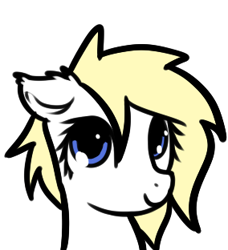 Size: 284x312 | Tagged: safe, artist:neuro, oc, oc only, oc:aryanne, earth pony, pony, blonde, blue eyes, bust, earth pony oc, female, looking at you, mare, nazi, portrait, simple background, smiling, solo, transparent background