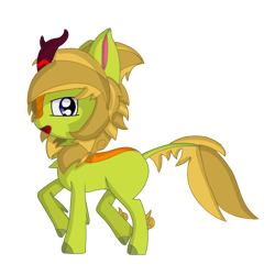 Size: 1191x1192 | Tagged: safe, imported from derpibooru, oc, oc only, oc:spring birch, kirin, derpibooru community collaboration, 2022 community collab, kirin oc, simple background, solo, transparent background