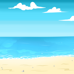 Size: 2500x2500 | Tagged: safe, artist:pizzamovies, imported from derpibooru, background, beach, cloud, high res, no pony, sand, show accurate