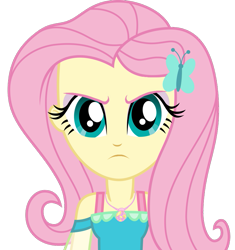 Size: 807x860 | Tagged: safe, artist:edy_january, edit, imported from derpibooru, vector edit, fluttershy, equestria girls, equestria girls series, @demantis, angry, cute, eyeshadow, female, frown, geode of fauna, gopnik, hardbass, madorable, madshy, magical geodes, makeup, simple background, slav, solo, song, tolik alkogolik, tolik alkogolik (song), transparent background, uamee, vector, zhorik, zhorik (song)