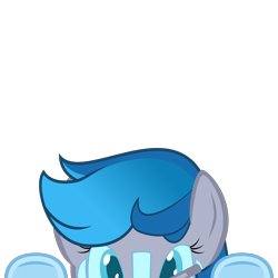 Size: 5000x5000 | Tagged: safe, artist:mrkat7214, imported from derpibooru, oc, oc only, oc:tail winds, original species, plane pony, pony, commission, peeking, plane, propeller plane, simple background, solo, transparent background, ych result