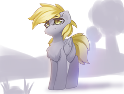 Size: 3000x2280 | Tagged: safe, artist:jfrxd, imported from derpibooru, derpy hooves, pegasus, pony, chest fluff, female, high res, mare, solo