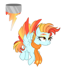 Size: 1350x1522 | Tagged: safe, artist:just-silvushka, imported from derpibooru, oc, oc only, pegasus, pony, base used, eyelashes, female, magical lesbian spawn, mare, offspring, parent:lightning dust, parent:rainbow dash, parents:rainbowdust, pegasus oc, simple background, smiling, solo, transparent background