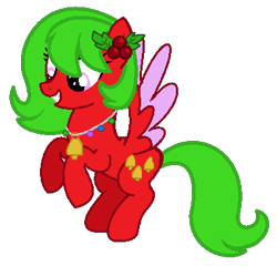 Size: 381x366 | Tagged: safe, artist:gihhbloonde, imported from derpibooru, oc, oc only, pegasus, pony, base used, colored wings, eyelashes, female, holly, jewelry, mare, necklace, needs more saturation, pegasus oc, simple background, smiling, solo, transparent background, two toned wings, wings