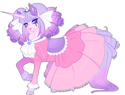 Size: 2100x1600 | Tagged: safe, artist:uunicornicc, imported from derpibooru, oc, pony, unicorn, clothes, dress, female, mare, simple background, solo, transparent background