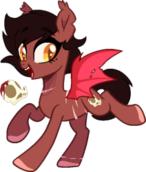 Size: 536x633 | Tagged: safe, artist:rickysocks, imported from derpibooru, oc, oc only, oc:emery, bat pony, pony, base used, female, mare, simple background, solo, transparent background