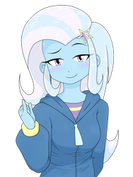 Size: 1668x2224 | Tagged: safe, artist:batipin, imported from derpibooru, trixie, equestria girls, female, looking at you, simple background, solo, transparent background