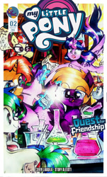 Size: 1920x3180 | Tagged: safe, artist:alexdti, artist:liaaqila, imported from derpibooru, moondancer, starlight glimmer, sunburst, twilight sparkle, oc, oc:brainstorm (alexdti), oc:purple creativity, oc:star logic, alicorn, earth pony, pegasus, pony, unicorn, comic:quest for friendship, comic, glasses, sunburst's glasses, traditional art, twilight sparkle (alicorn)