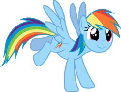 Size: 2798x2143 | Tagged: safe, artist:dipi11, imported from derpibooru, rainbow dash, pegasus, pony, castle sweet castle, season 5, .ai available, female, full body, high res, mare, multicolored hair, multicolored mane, multicolored tail, rainbow hair, rainbow tail, simple background, smiling, solo, spread wings, tail, transparent background, vector, wings