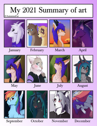 Size: 1289x1661 | Tagged: safe, artist:autumnsfur, imported from derpibooru, queen chrysalis, rainbow dash, oc, oc:glitter stone, anthro, big cat, dragon, earth pony, lion, pegasus, wolf, anthro with ponies, asriel dreemurr, bedroom, bust, clothes, cutie mark, female, forest, fursona, gray coat, grey fur, indoors, mare, mypride, portrait, savanna, undertale