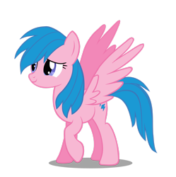 Size: 2442x2456 | Tagged: safe, artist:invisibleink, imported from derpibooru, firefly, pegasus, pony, female, g1, g1 to g4, generation leap, high res, simple background, transparent background, vector