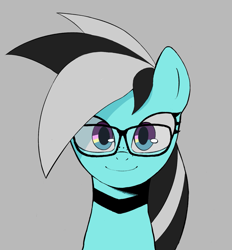 Size: 1339x1440 | Tagged: safe, artist:darktomato, imported from derpibooru, oc, oc only, oc:purapoint, earth pony, cute, earth pony oc, glasses, happy, male, smiling, solo, stallion