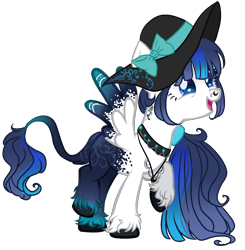 Size: 1188x1212 | Tagged: safe, artist:kyannepopys, imported from derpibooru, oc, oc only, pegasus, pony, base used, choker, female, hat, mare, nose piercing, nose ring, pegasus oc, piercing, simple background, solo, sun hat, transparent background, unshorn fetlocks
