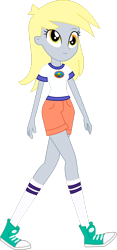 Size: 1280x2741 | Tagged: safe, artist:marcorulezzz, imported from derpibooru, derpy hooves, equestria girls, legend of everfree, camp everfree outfits, simple background, solo, transparent background, vector
