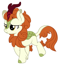 Size: 3097x3333 | Tagged: safe, artist:third uncle, imported from derpibooru, autumn blaze, kirin, sounds of silence, awwtumn blaze, cute, female, high res, mare, pose, simple background, smiling, solo, transparent background, vector