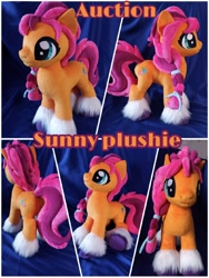 Size: 1200x1600 | Tagged: safe, artist:kuroran, imported from derpibooru, sunny starscout, earth pony, pony, advertisement, female, g5, irl, my little pony: a new generation, photo, plushie, solo