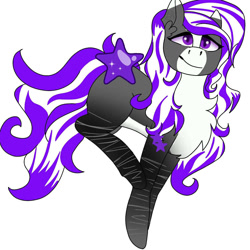 Size: 1500x1500 | Tagged: safe, artist:teonnakatztkgs, imported from derpibooru, oc, oc only, earth pony, pony, chest fluff, earth pony oc, simple background, smiling, solo, white background