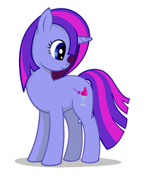 Size: 864x1023 | Tagged: safe, artist:xodok, imported from derpibooru, oc, oc only, pony, unicorn, series:ponyashnost, cutie mark, female, horn, simple background, smiling, white background