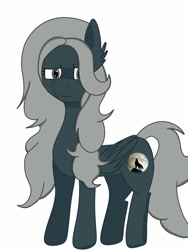 Size: 720x960 | Tagged: safe, imported from derpibooru, oc, oc only, oc:moonnight, pegasus, pony, derpibooru community collaboration, female, g4, mare, pegasus oc, simple background, solo, white background