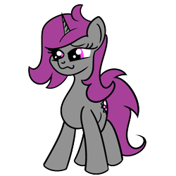 Size: 2000x2000 | Tagged: safe, artist:dafiltafish, imported from derpibooru, oc, oc only, oc:stardust, pony, unicorn, high res, horn, simple background, solo, transparent background, unicorn oc