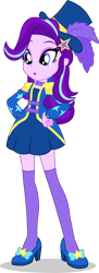 Size: 986x2712 | Tagged: safe, artist:dustinwatsongkx, imported from derpibooru, starlight glimmer, trixie, equestria girls, equestria girls series, street magic with trixie, spoiler:eqg series (season 2), clothes swap, female, simple background, solo, transparent background