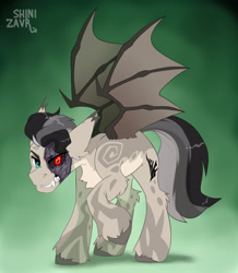 Size: 1394x1600 | Tagged: safe, artist:shinizavr, imported from derpibooru, pegasus, pony, arcane, league of legends, silco, solo