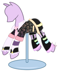 Size: 1399x1723 | Tagged: safe, artist:khimi-chan, imported from derpibooru, base used, clothes, cuffs (clothes), mannequin, necktie, no pony, simple background, solo, transparent background