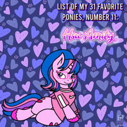 Size: 980x980 | Tagged: safe, artist:mrstheartist, imported from ponybooru, oc, oc only, oc:hsu amity, pony, friendship is magic, bedroom eyes, black outline, both cutie marks (mlp), cutie mark, equine, female, feral, fictional species, glass, hasbro, mammal, mare, my little pony, pattern background, pose, sexy, solo, solo female