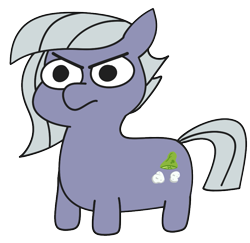 Size: 841x819 | Tagged: safe, artist:ypse, imported from derpibooru, limestone pie, earth pony, pony, female, limestone pie is not amused, mare, simple background, solo, squatpony, transparent background