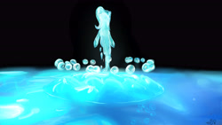 Size: 6222x3500 | Tagged: safe, artist:mixdaponies, imported from derpibooru, oc, oc:obabscribbler, final fantasy, final fantasy vii, final fantasy vii advent children, water, water drops