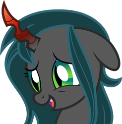 Size: 2686x2730 | Tagged: safe, artist:shootingstarsentry, imported from derpibooru, oc, oc:nightshade (digimonlover101), changepony, hybrid, female, floppy ears, high res, interspecies offspring, offspring, parent:king sombra, parent:queen chrysalis, parents:chrysombra, simple background, solo, transparent background, vector