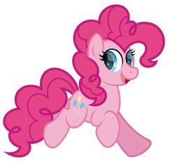 Size: 2652x2493 | Tagged: safe, artist:ponkus, imported from derpibooru, pinkie pie, earth pony, pony, cute, diapinkes, female, high res, mare, simple background, solo, transparent background