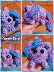 Size: 2048x2730 | Tagged: safe, artist:casquitos kawaii, imported from derpibooru, starlight glimmer, pony, unicorn, amigurumi, crochet, handmade, high res, irl, photo, plushie, solo