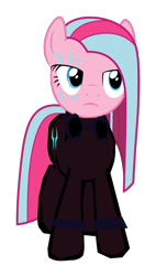 Size: 1280x2247 | Tagged: safe, artist:benpictures1, imported from derpibooru, pinkie pie, pony, comic:the storm kingdom, my little pony: the movie, bad end, bodysuit, clothes, command 6, commander pinkie diana pie, crystal of light, female, goggles, inkscape, mare, pinkamena diane pie, simple background, solo, transparent background, vector