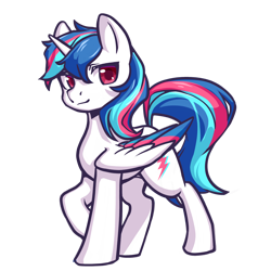 Size: 3120x3120 | Tagged: safe, artist:蜗牛, imported from derpibooru, oc, oc:lucent starscape, oc:星夜流光, alicorn, pony, alicorn oc, high res, horn, male, simple background, solo, stallion, transparent background, wings