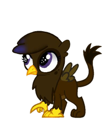 Size: 400x477 | Tagged: safe, artist:beesmeliss, imported from derpibooru, oc, oc:gally, griffon, base used, chickub, female, simple background, solo, transparent background