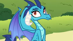 Size: 1397x786 | Tagged: safe, imported from derpibooru, screencap, princess ember, dragon, triple threat, cute, dragoness, emberbetes, female, solo