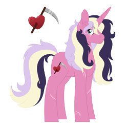 Size: 3000x3000 | Tagged: safe, artist:queenderpyturtle, imported from derpibooru, oc, pony, unicorn, female, high res, magical lesbian spawn, mare, offspring, parent:fluttershy, parent:twilight sparkle, parents:twishy, scar, simple background, solo, transparent background