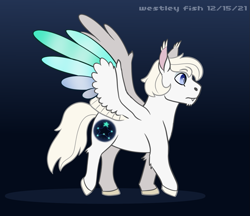 Size: 1197x1035 | Tagged: safe, artist:quincydragon, imported from derpibooru, oc, oc:northern light, pegasus, pony, male, offspring, parent:princess luna, solo, stallion