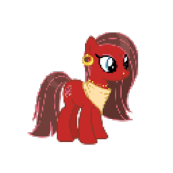 Size: 2048x2048 | Tagged: safe, artist:nitlynjane, imported from derpibooru, earth pony, pony, high res, pixel art, simple background, solo, super chef judge pony, transparent background