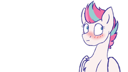 Size: 1024x576 | Tagged: safe, artist:karathepony, imported from derpibooru, part of a set, zipp storm, pegasus, pony, blushing, female, g5, mare, my little pony: a new generation, simple background, solo, transparent background