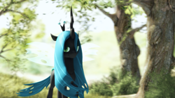 Size: 3840x2160 | Tagged: safe, artist:freasaloz, imported from derpibooru, queen chrysalis, changeling, 3d, high res, solo, source filmmaker