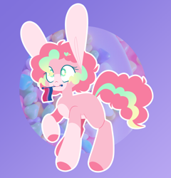 Size: 1976x2058 | Tagged: safe, artist:glowfangs, imported from derpibooru, pinkie pie, earth pony, pony, alternate design, alternate hairstyle, bisexual pride flag, markings, pride, pride flag, solo