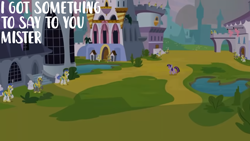 Size: 1920x1080 | Tagged: safe, edit, edited screencap, editor:quoterific, imported from derpibooru, screencap, twilight sparkle, pegasus, pony, unicorn, a canterlot wedding, season 2, female, male, mare, royal guard, stallion, unicorn twilight