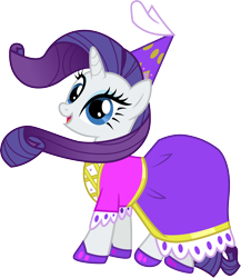 Size: 3000x3463 | Tagged: safe, artist:cloudy glow, imported from derpibooru, rarity, pony, unicorn, a dog and pony show, .ai available, adorable distress, blue eyes, clothes, cute, dress, dressup, eyelashes, female, happy, hat, hennin, high res, hoof shoes, horn, mare, open mouth, open smile, princess, simple background, smiling, solo, transparent background, vector