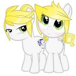 Size: 894x894 | Tagged: safe, imported from derpibooru, oc, pony, greece, nation ponies, ponified, siblings, simple background, transparent background, twins