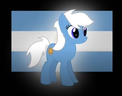 Size: 720x568 | Tagged: artist needed, safe, imported from derpibooru, oc, oc only, pony, argentina, flag, nation ponies, ponified, solo, sun