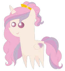 Size: 596x648 | Tagged: safe, artist:gihhbloonde, imported from derpibooru, oc, oc only, alicorn, pony, alicorn oc, base used, eyelashes, female, horn, magical lesbian spawn, mare, offspring, parent:fluttershy, parent:princess celestia, pointy ponies, simple background, smiling, solo, transparent background, wings