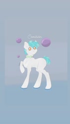 Size: 720x1280 | Tagged: safe, artist:puffluna, imported from derpibooru, oc, oc only, oc:nulyx, earth pony, pony, aesthetics, commission, earth pony oc, eye clipping through hair, male, raised hoof, solo, stallion, wallpaper